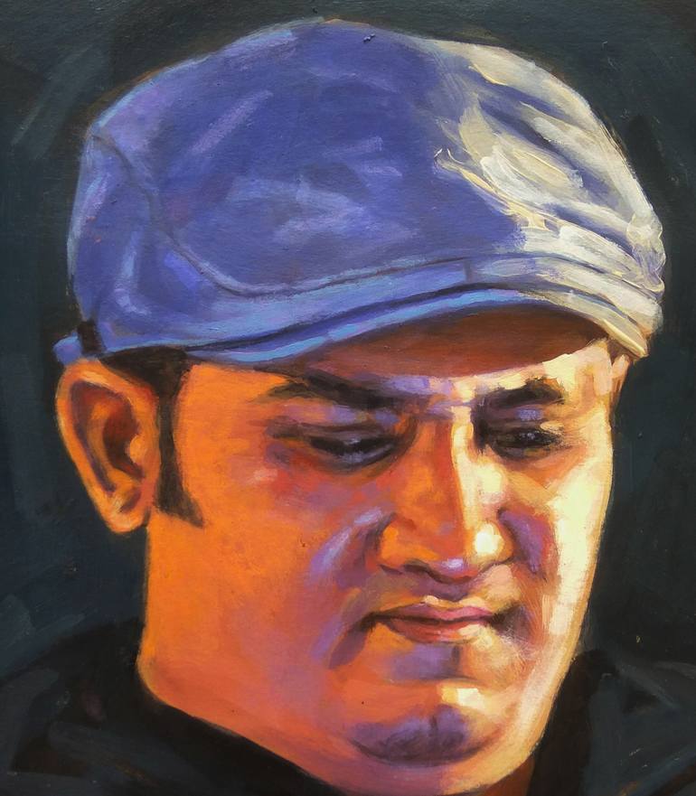 Original Portraiture Portrait Painting by sandip raval