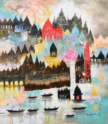 Original Abstract Paintings by sandip raval