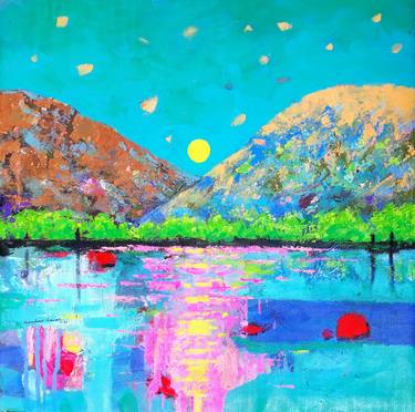 Original Abstract Landscape Paintings by sandip raval