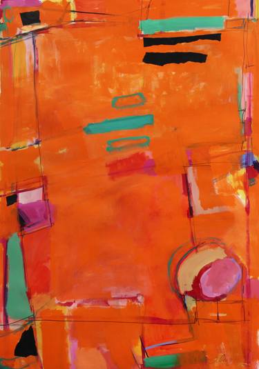 Original Abstract Paintings by Norma Alonzo