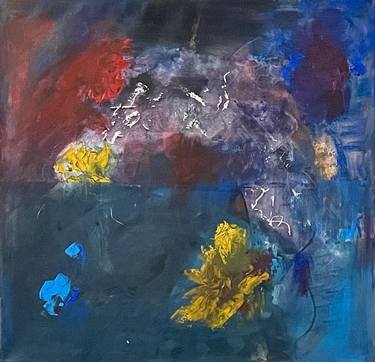 Original Abstract Expressionism Abstract Painting by Eshita Goel