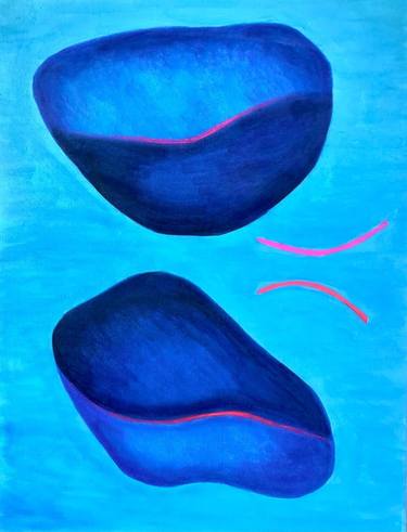 Original Conceptual Abstract Paintings by Kees Van Uden