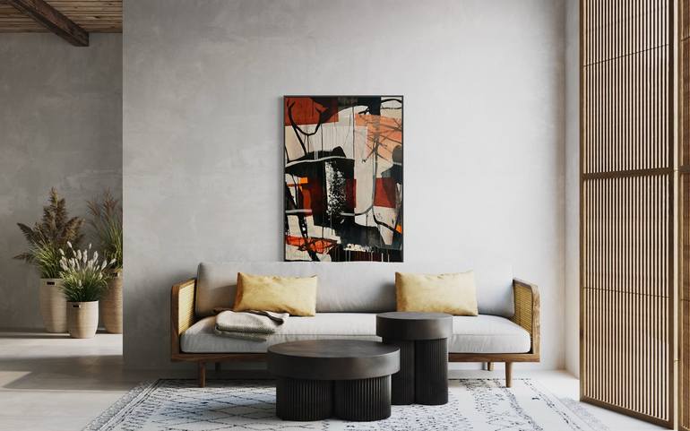 Original Contemporary Abstract Painting by Maria Martin