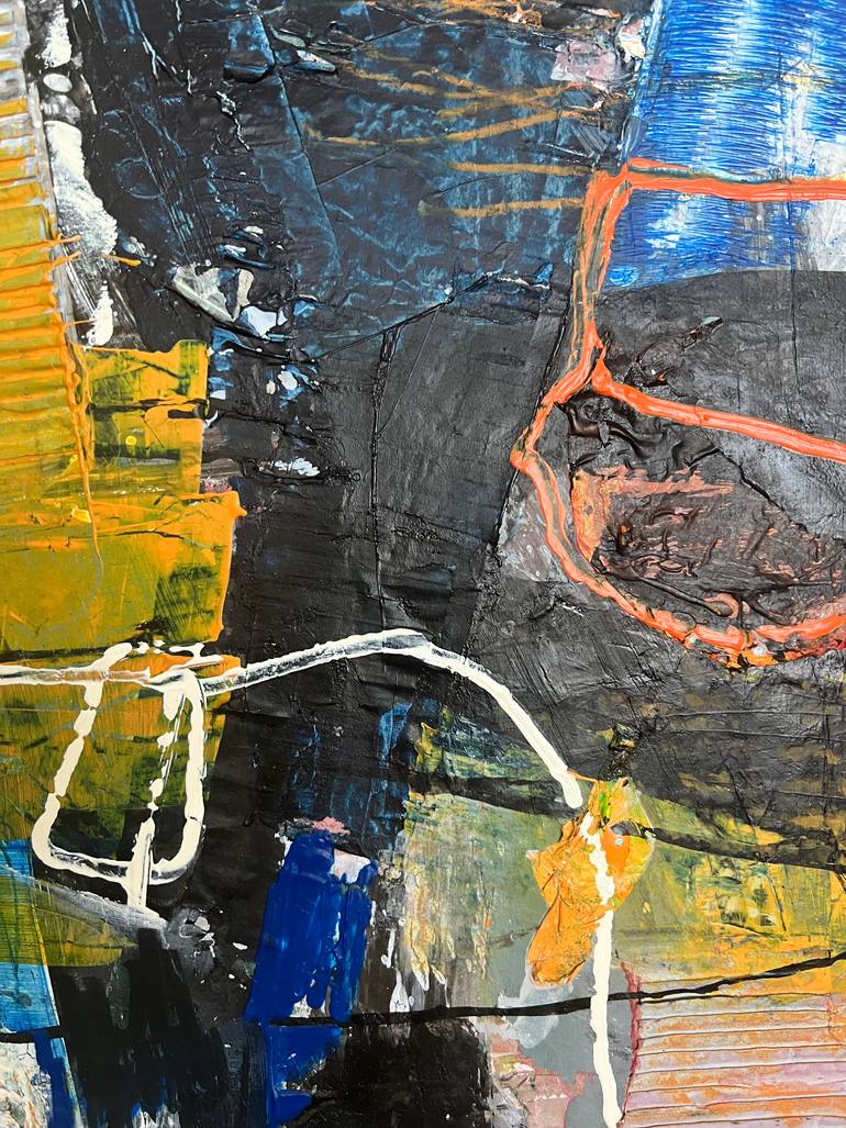 Original Abstract Expressionism Abstract Painting by Maria Martin