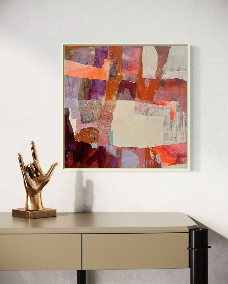 Original Abstract Expressionism Abstract Painting by Maria Martin