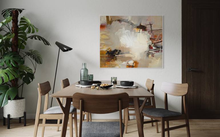 Original Modernism Abstract Painting by Maria Martin