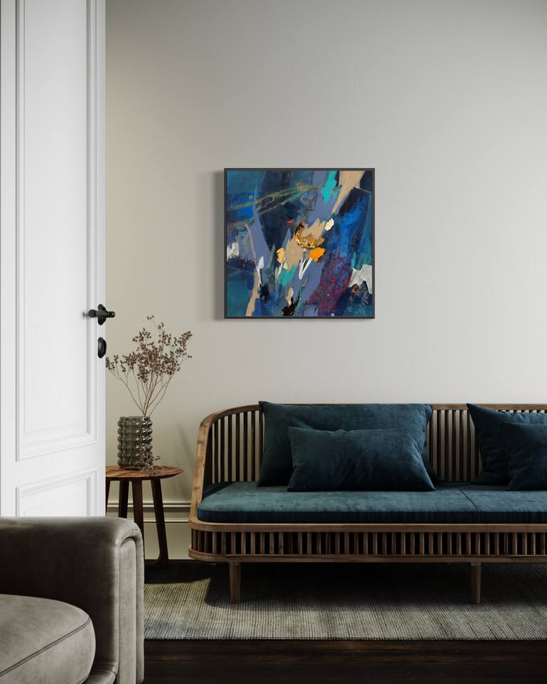 Original Abstract Expressionism Abstract Painting by Maria Martin