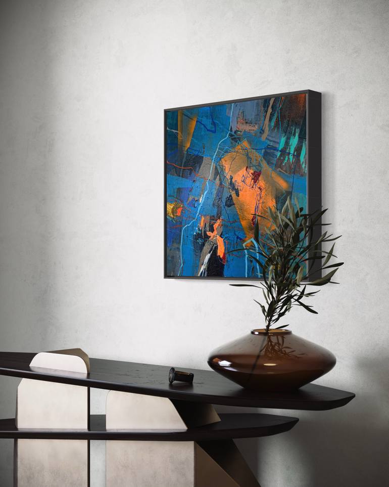 Original Abstract Expressionism Abstract Painting by Maria Martin