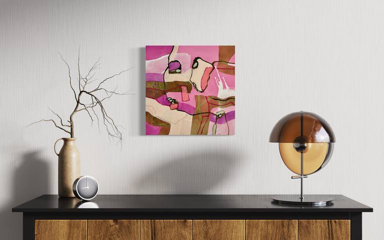 Original Abstract Expressionism Abstract Painting by Maria Martin