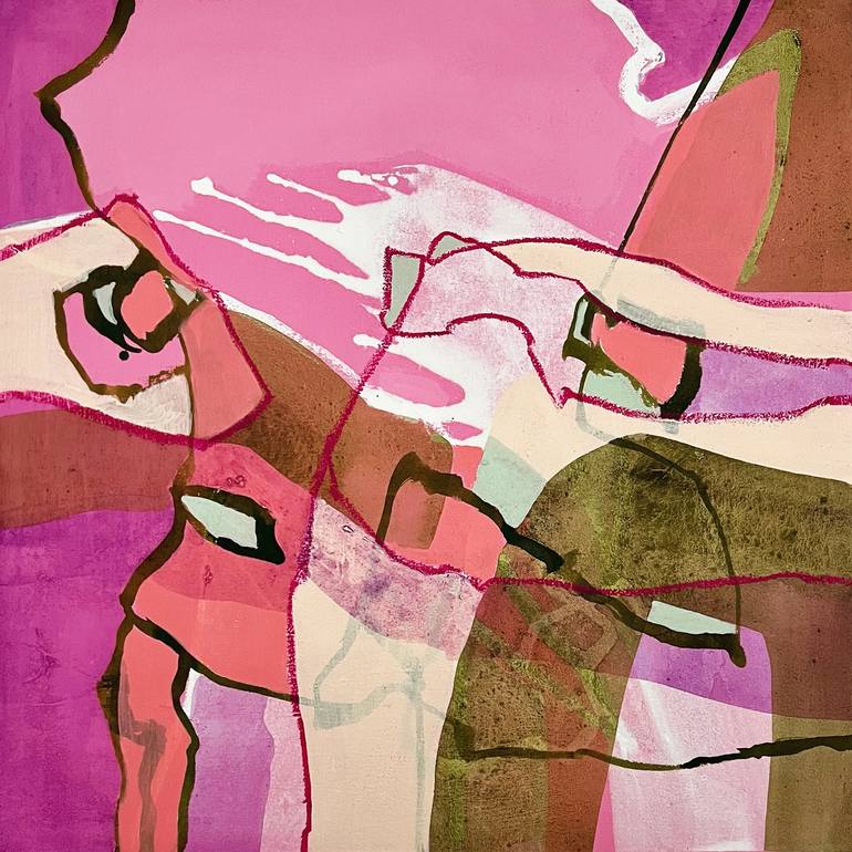 Print of Abstract Expressionism Abstract Paintings by Maria Martin