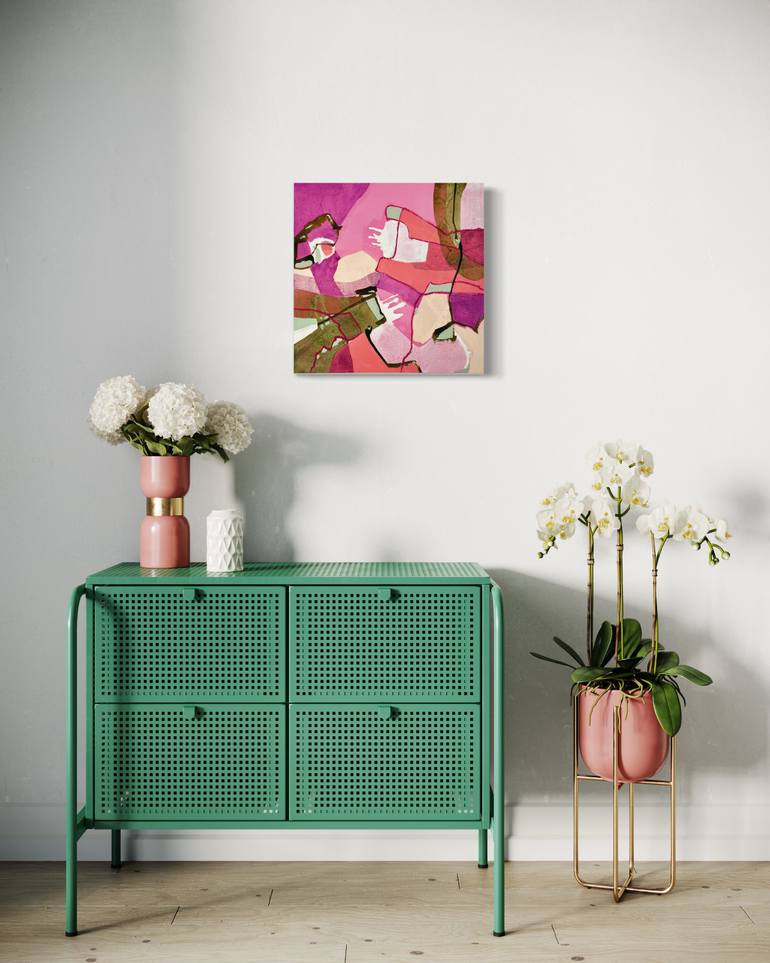 Original Abstract Expressionism Abstract Painting by Maria Martin