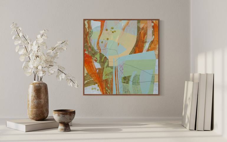Original Abstract Expressionism Abstract Painting by Maria Martin