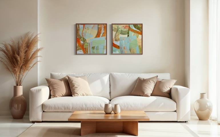 Original Abstract Expressionism Abstract Painting by Maria Martin