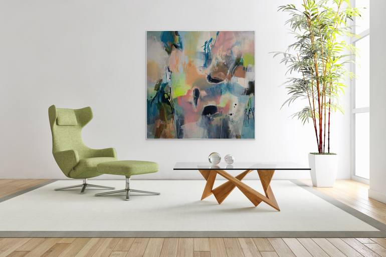 Original Modern Abstract Painting by Maria Martin