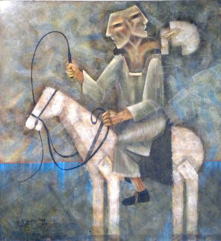 Original Figurative Religion Painting by E Art Gallery