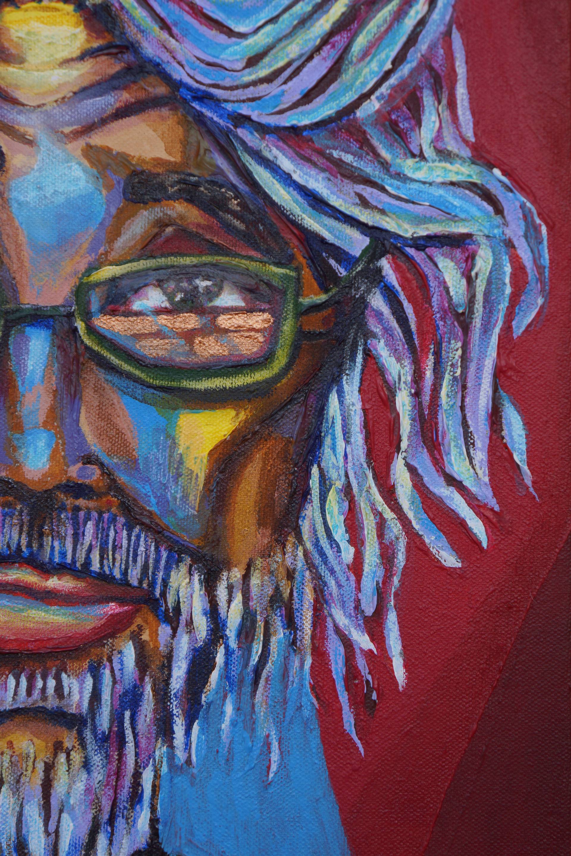 Isao Suzuki (Jazz Series) Painting by Quinones Studio | Saatchi Art