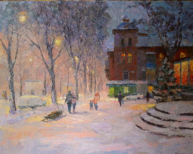 Konotop street oil hotsell painting