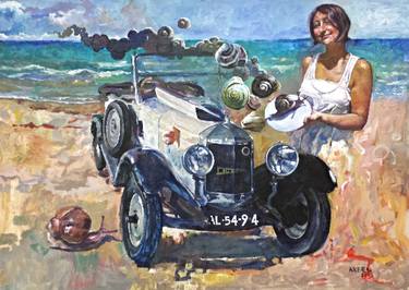 Original Automobile Paintings by Arben Brahimaj