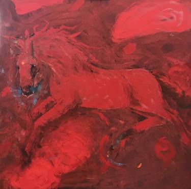 Print of Horse Paintings by Cydette Vikander