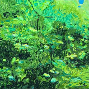 Original Art Nouveau Nature Paintings by Tatiana An