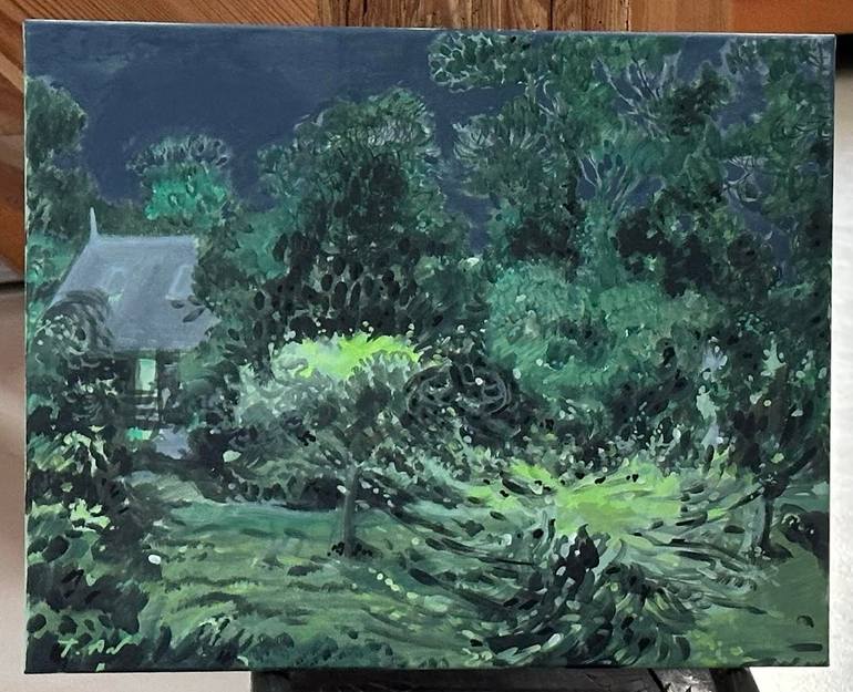 Original Expressionism Nature Painting by Tatiana An