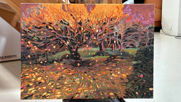 Original Contemporary Nature Painting by Tatiana An