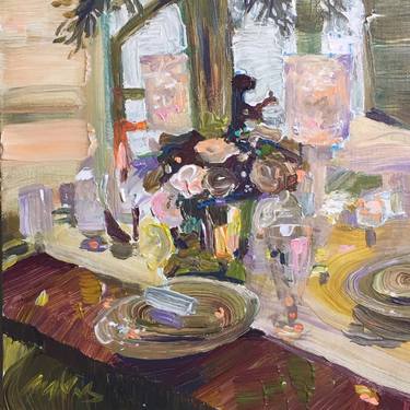 Print of Impressionism Still Life Paintings by Tatiana An