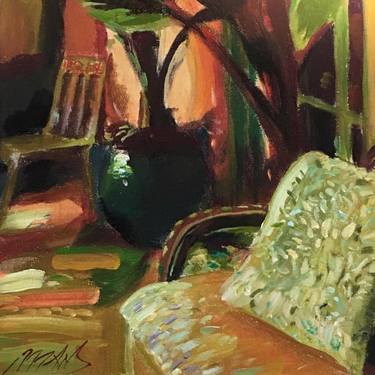 Print of Impressionism Interiors Paintings by Tatiana An