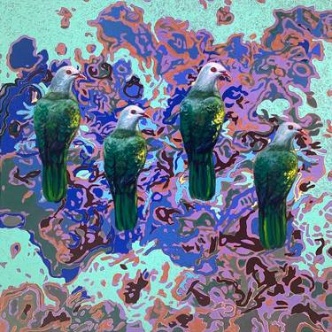 Green pigeons thumb