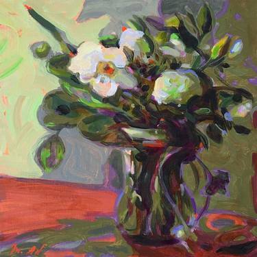 Print of Impressionism Floral Paintings by Tatiana An
