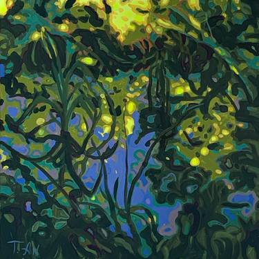 Print of Expressionism Nature Paintings by Tatiana An