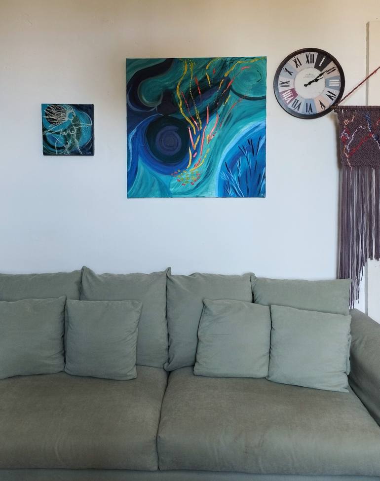 Original Abstract Expressionism Other Painting by Magda Hoibian