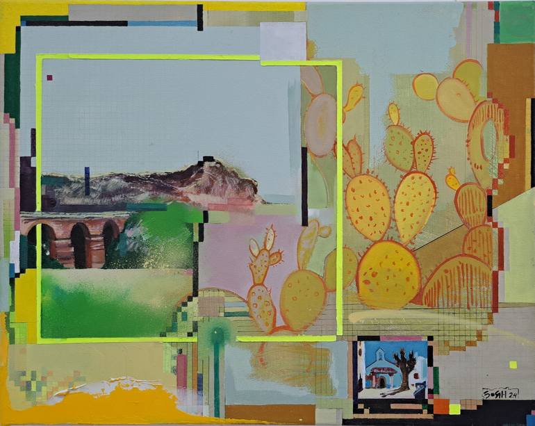 Print of Contemporary Abstract Paintings by Boyan Ivanov