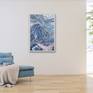 How the painting looks in a room