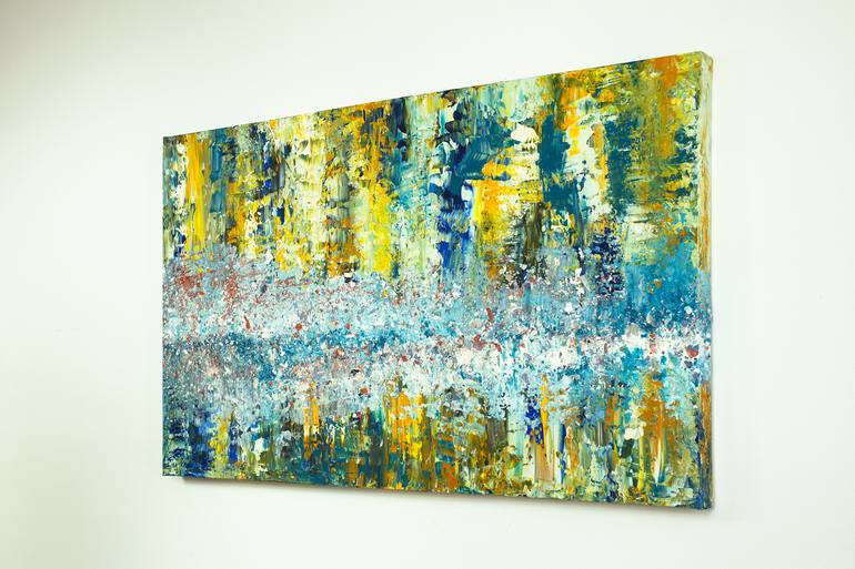 Original Abstract Expressionism Abstract Painting by Rose Reichart