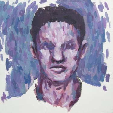 Print of Abstract Expressionism Portrait Paintings by Santiago Castro