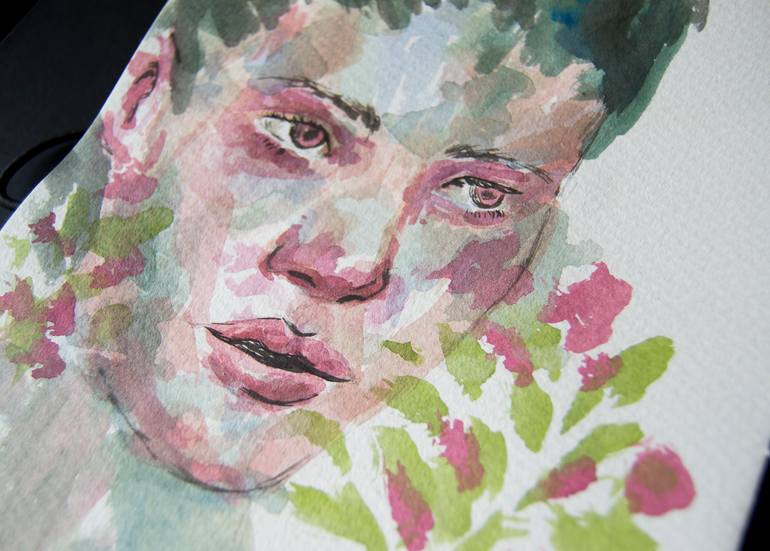 Original Figurative People Painting by Santiago Castro