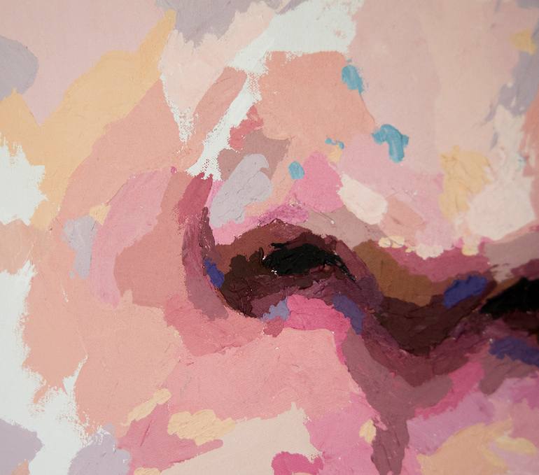 Original Abstract Expressionism People Painting by Santiago Castro
