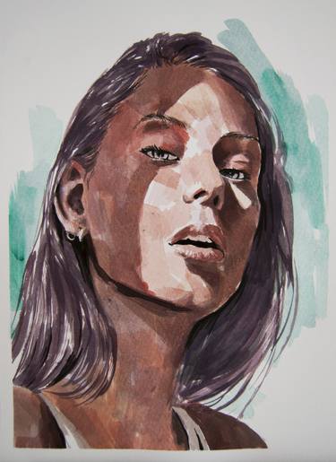 Print of Figurative People Paintings by Santiago Castro