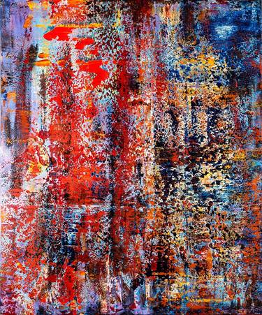 Original Abstract Expressionism Abstract Paintings by Artist Uzony