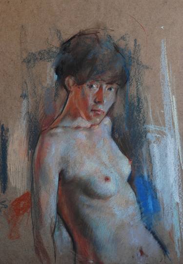 Original Fine Art Nude Drawings by Oleksandr Shcherbyna