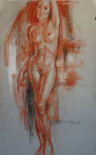 Print of Nude Drawings by Oleksandr Shcherbyna