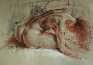 Print of Nude Drawings by Oleksandr Shcherbyna