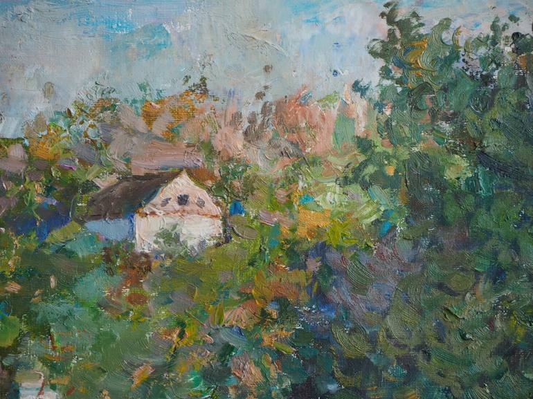 Original Figurative Landscape Painting by Oleksandr Shcherbyna