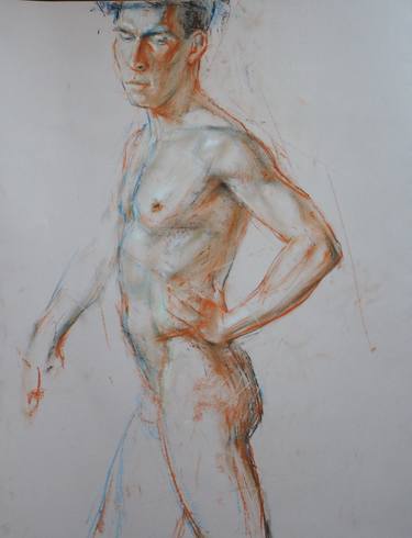 Original Realism Nude Drawings by Oleksandr Shcherbyna