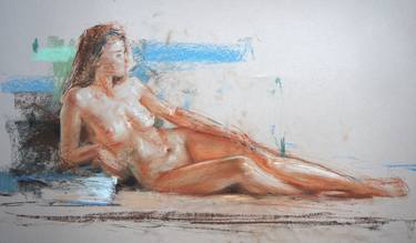 Print of Realism Nude Drawings by Oleksandr Shcherbyna