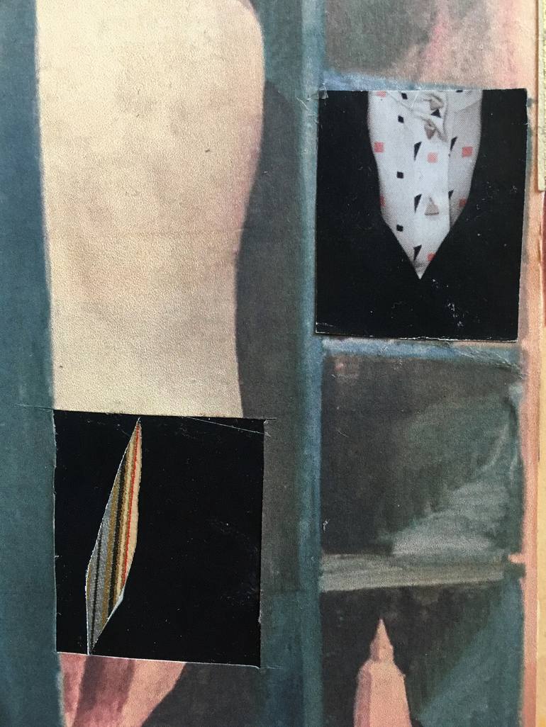 Original Expressionism Body Collage by Florencia Guerberof