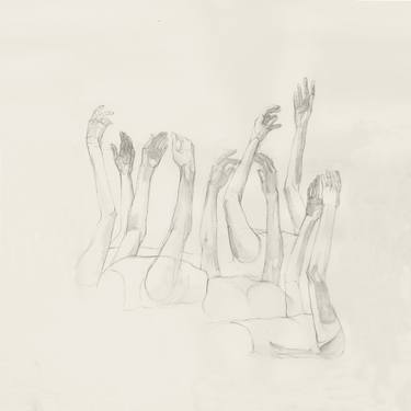 Print of Figurative Body Drawings by florencia guerberof