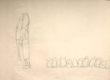 Print of Expressionism Family Drawings by florencia guerberof