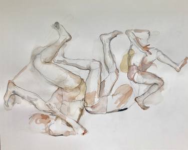 Print of Figurative Body Drawings by florencia guerberof